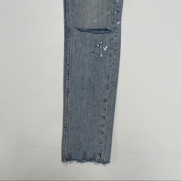 Mid Rise Skinny Paint Splattered Jeans 🎨 - Picture 7 of 7